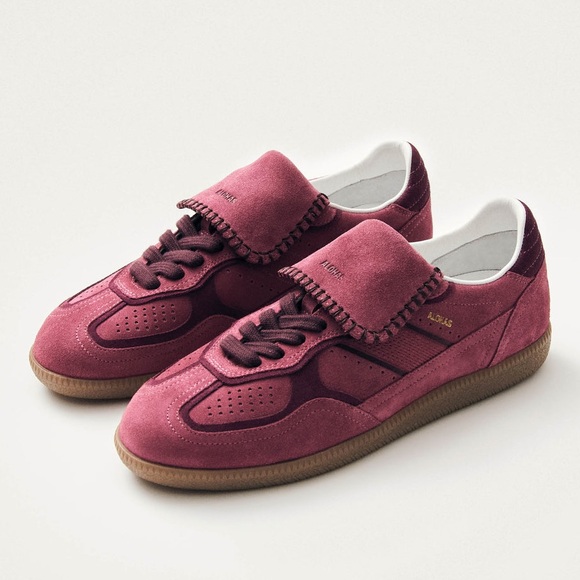 ALOHAS Shoes - ALOHAS TB.490 Club Suede Raspberry Leather Sneakers